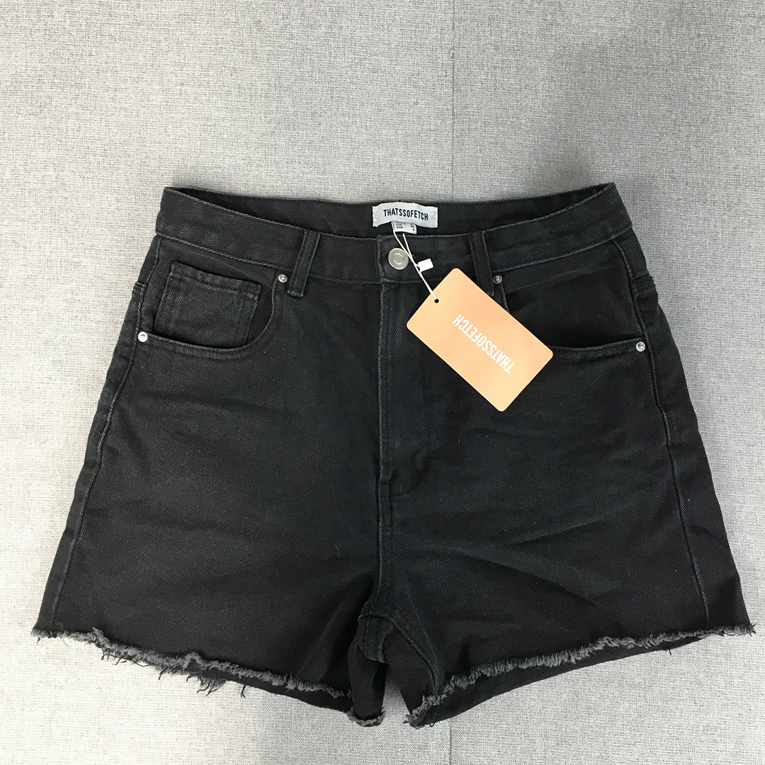 Denim fashion shorts size 10