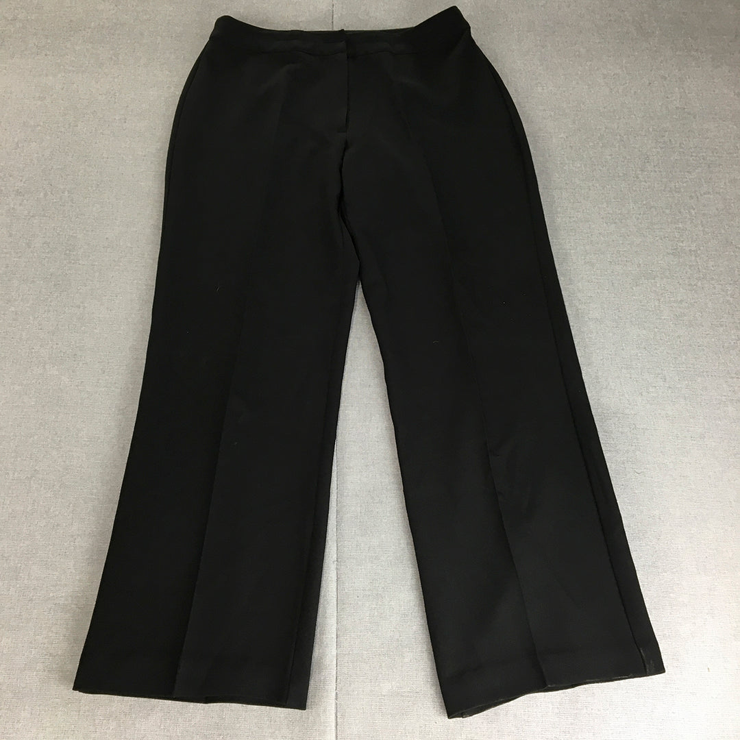 Liz Jordan Womens Dress Pants Size 12 Black Pleated Straight Leg Forma –  Fashion Thrift Store