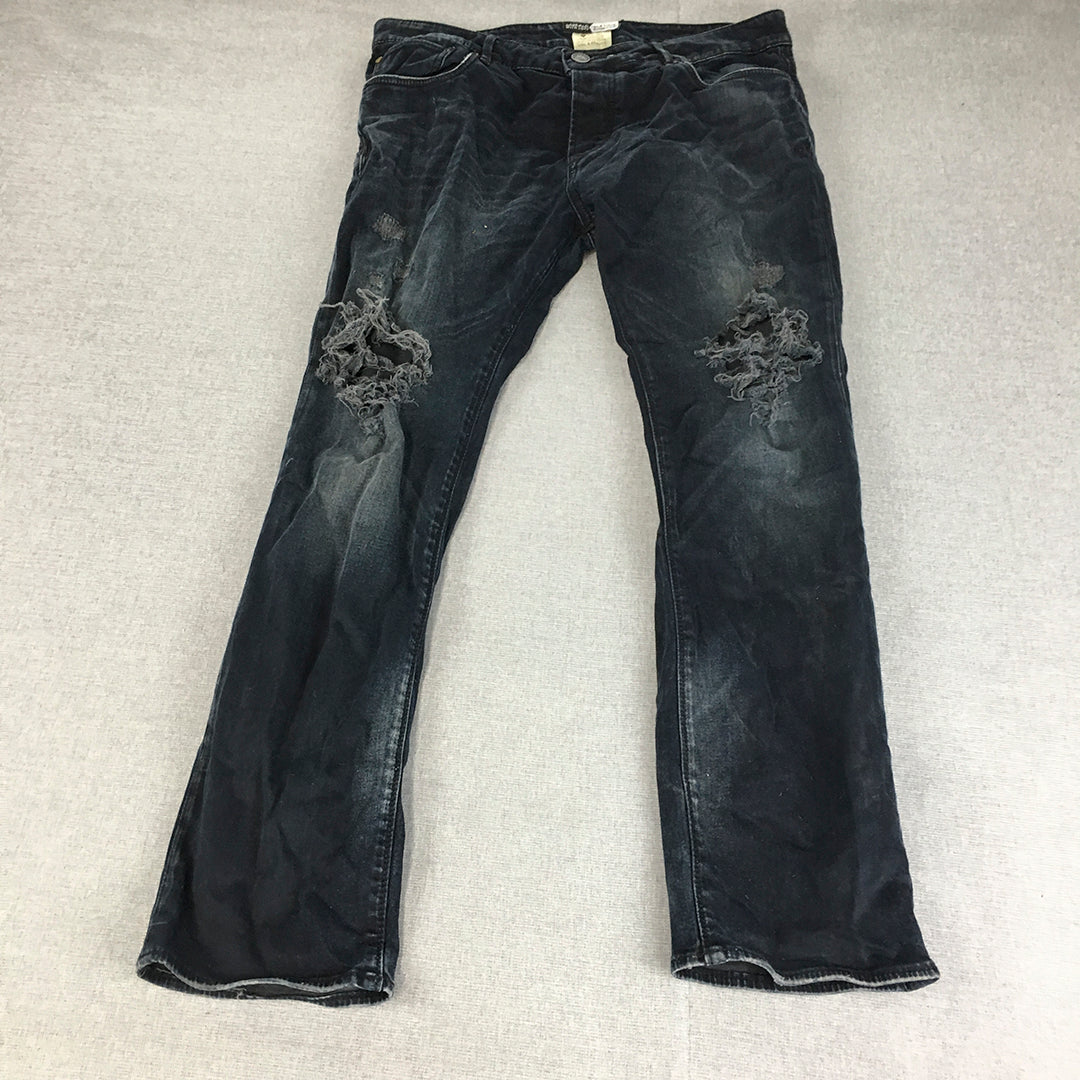 Fake shops ripped jeans mens