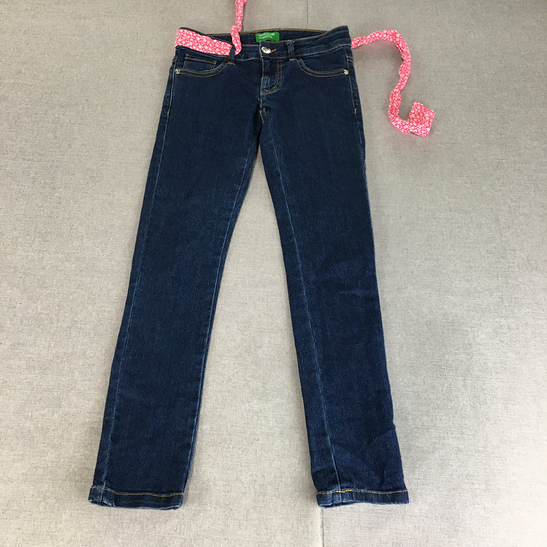 United Colors Of Benetton Kids Girls Skinny Jeans Youth Size L (W24 x L26)