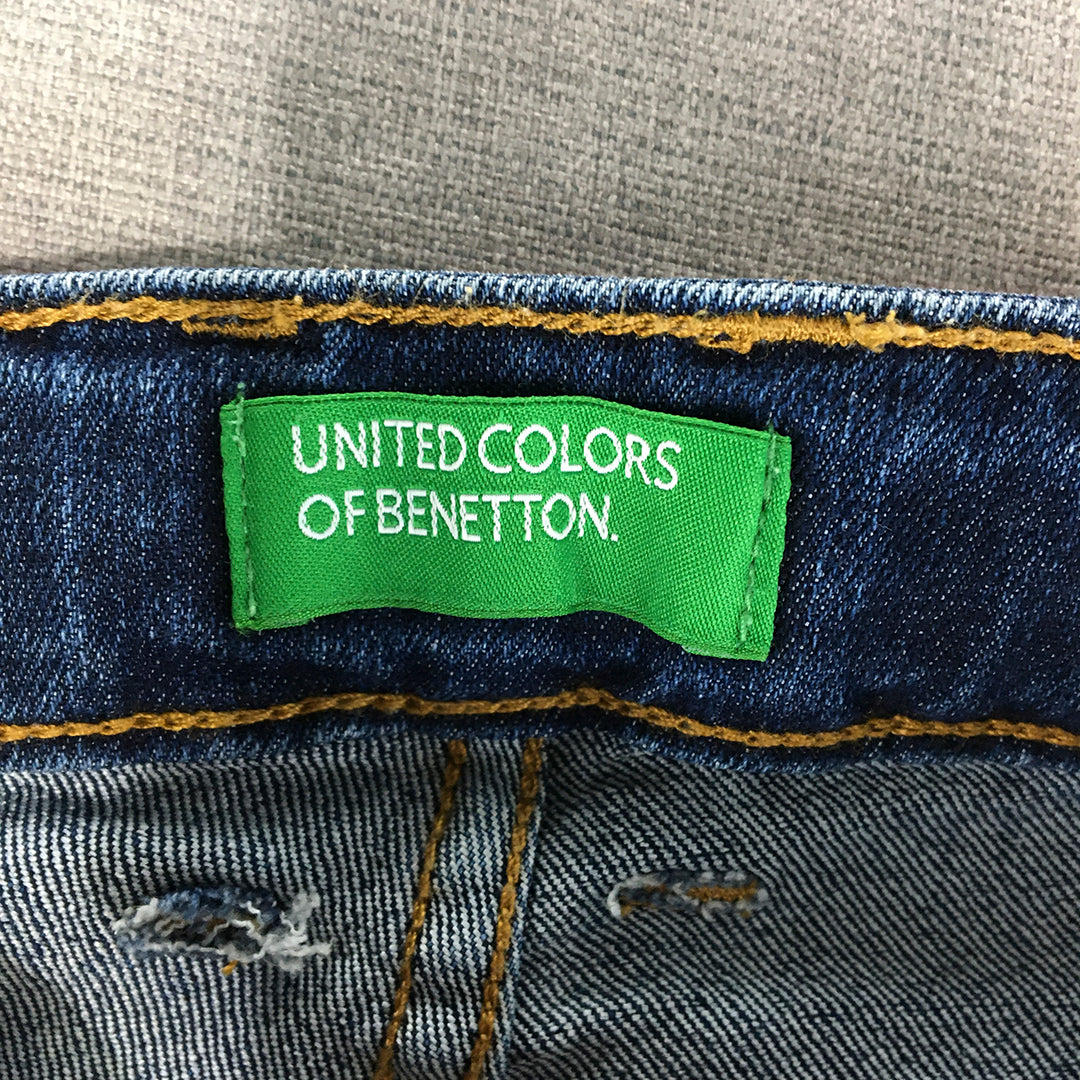 United Colors Of Benetton Kids Girls Skinny Jeans Youth Size L (W24 x L26)