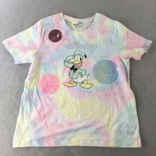 Peter Alexander x Disney Womens Sleep Shirt Size S Pink Donald Duck Pajama