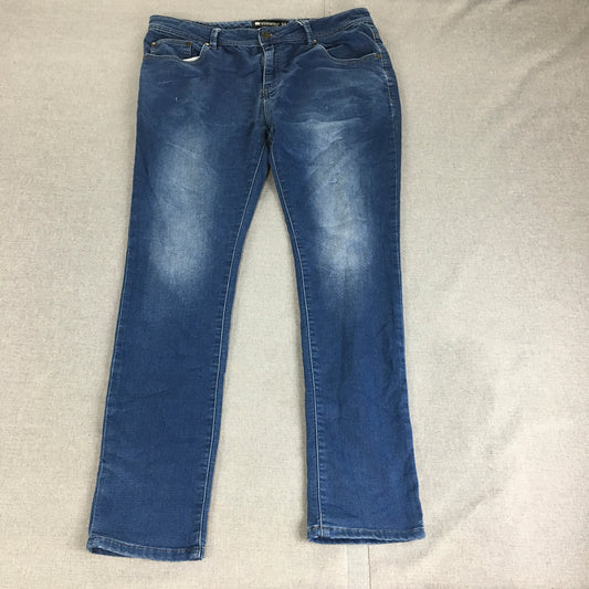 Penshoppe Denimlab Mens Skinny Jeans Size 34 (W34 x L30) Stretch Denim