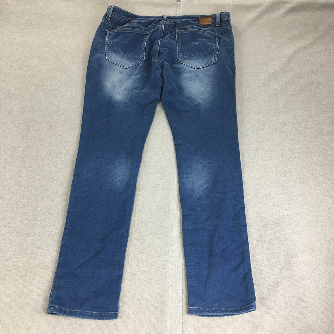 Penshoppe Denimlab Mens Skinny Jeans Size 34 (W34 x L30) Stretch Denim