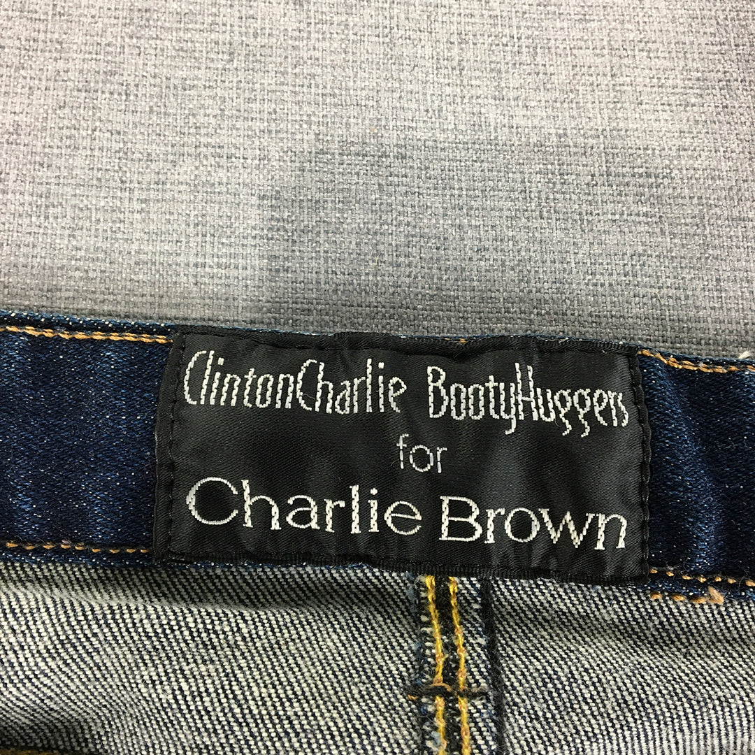 Charlie Brown Clinton Charlie Booty Huggers Womens Skinny Jeans Size 8 Dark Wash