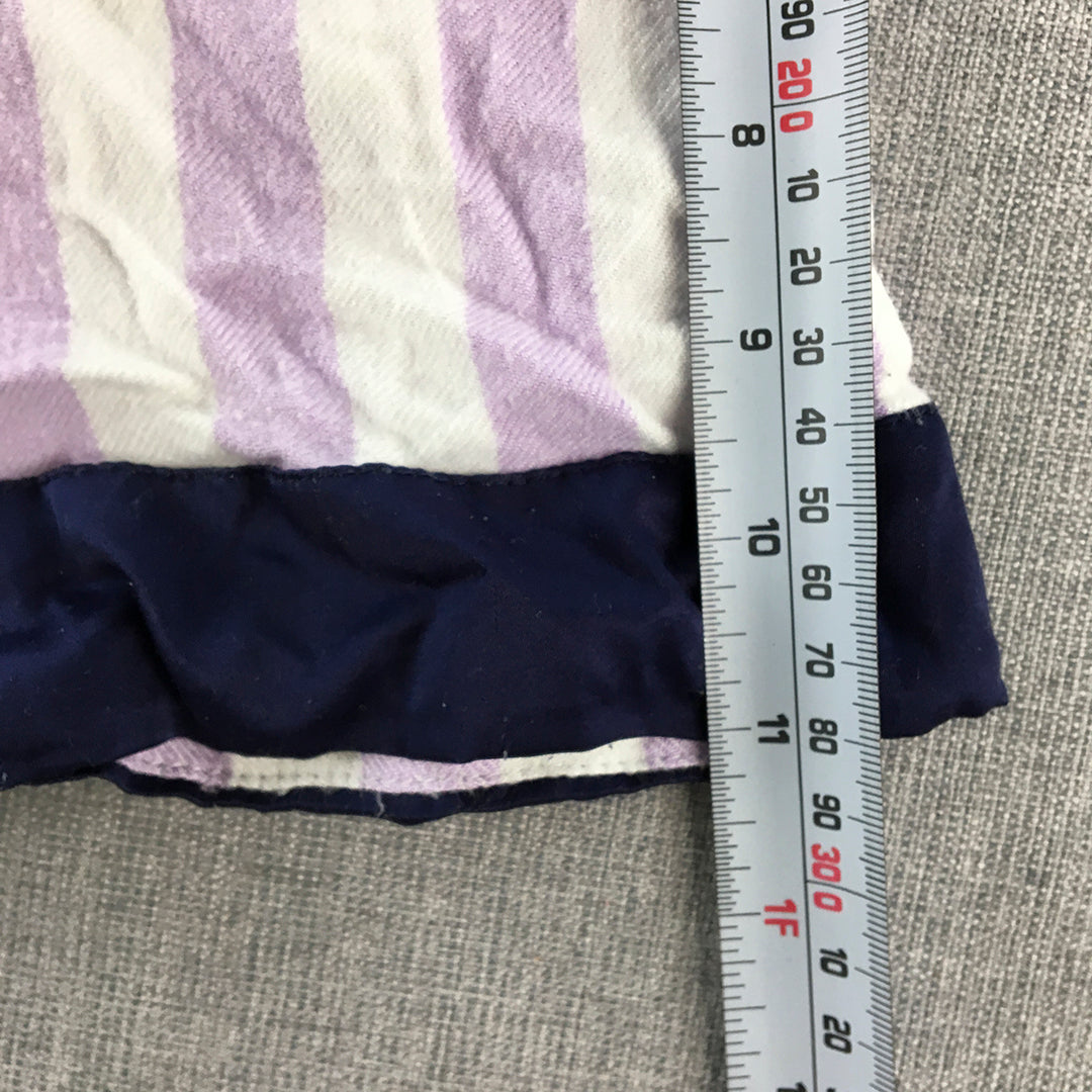 Peter Alexander Womens Sleep Shorts Size XL Purple Striped Pajama