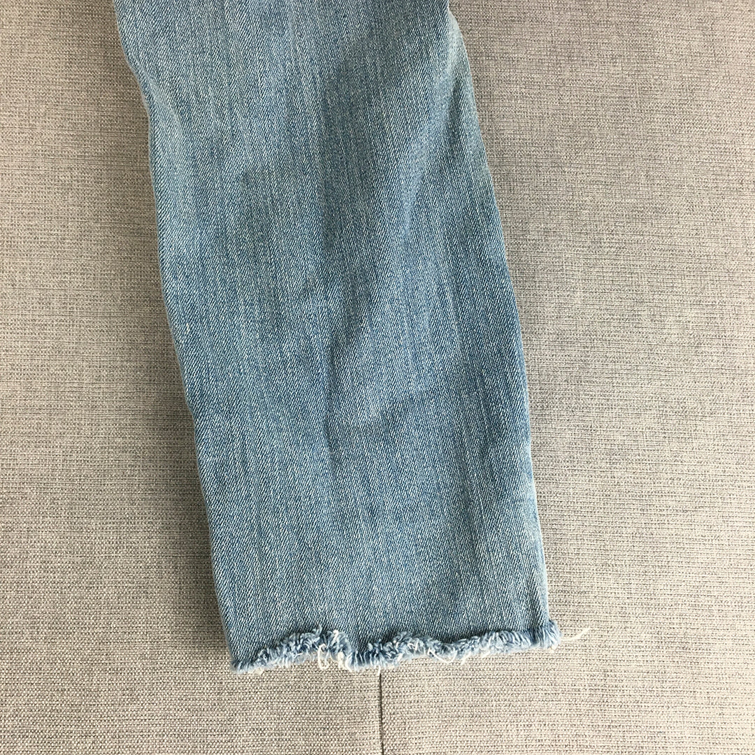 Pull & Bear Womens Skinny Jeans Size W26 Blue Light Wash Denim