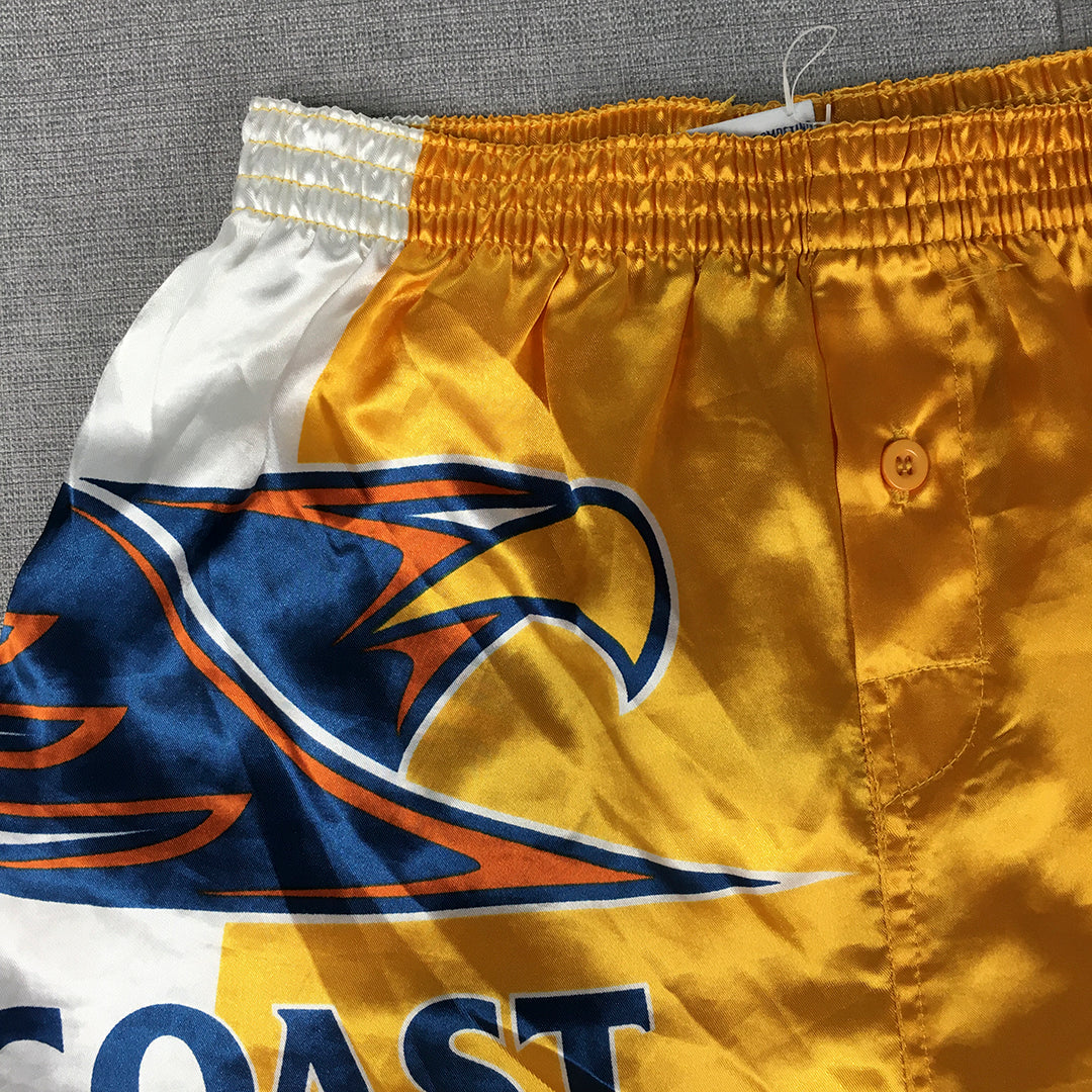 West Coast Eagles Kids Boys Sleep Shorts Size 10 AFL Football Pajama