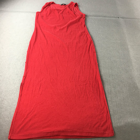 Vintage Dresses By Gordon Smith Womens A-Line Dress Size M Red Knee Length