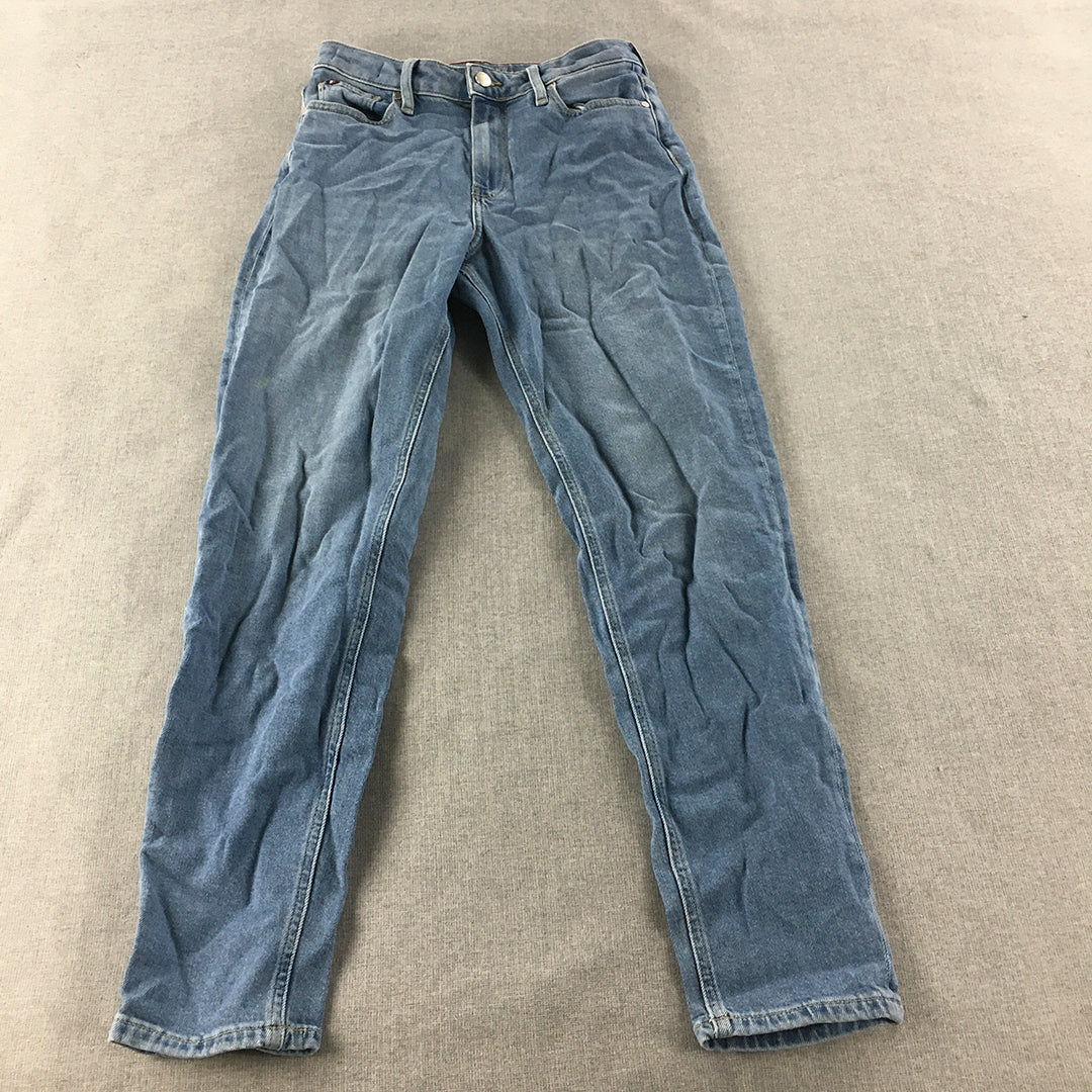 Tommy Hilfiger Womens Mom Jeans Size 28 Blue Light Wash Denim