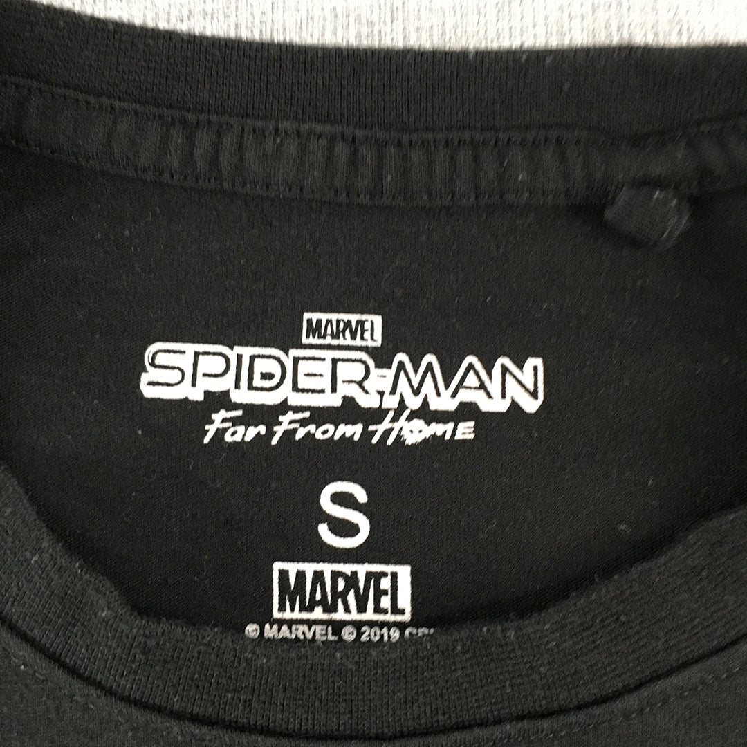 Marvel Spider-Man Far From Home T-Shirt Adult Size S Black Short Sleeve