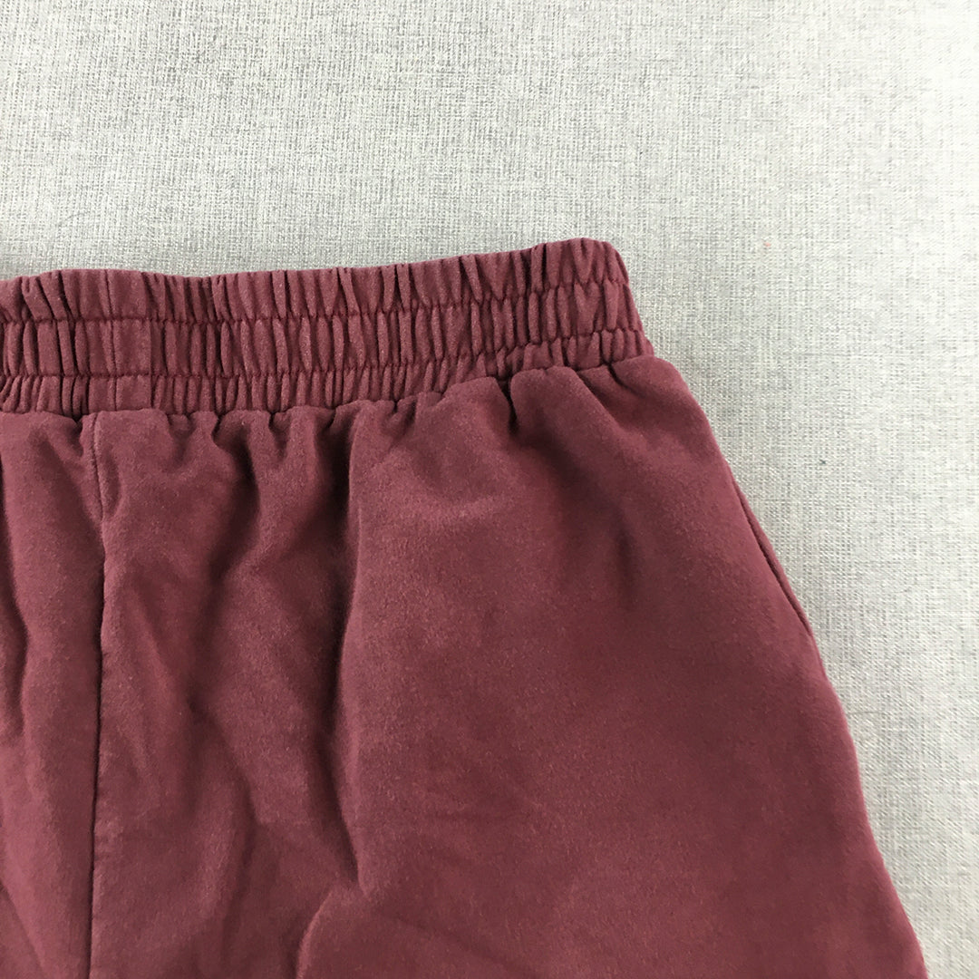 Meshki Womens Shorts Size S Purple Elastic Waist