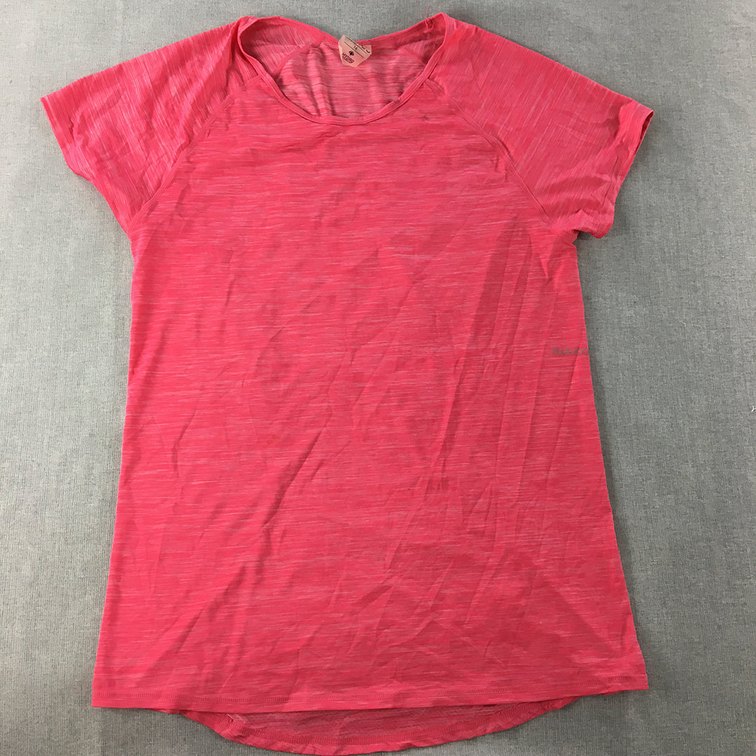 Ell & Voo Womens T-Shirt Size 16 Hot Pink Short Sleeve Top