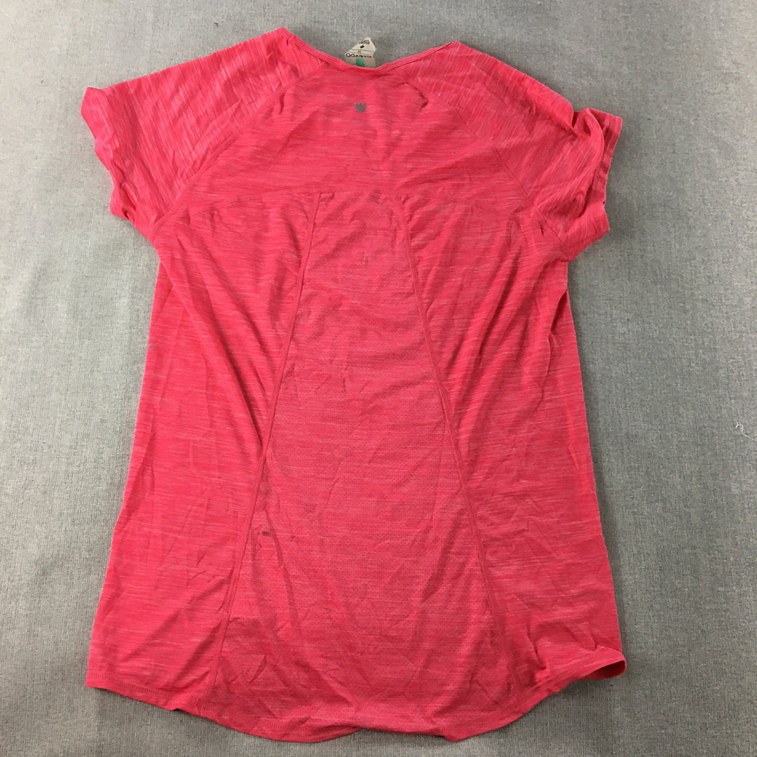 Ell & Voo Womens T-Shirt Size 16 Hot Pink Short Sleeve Top