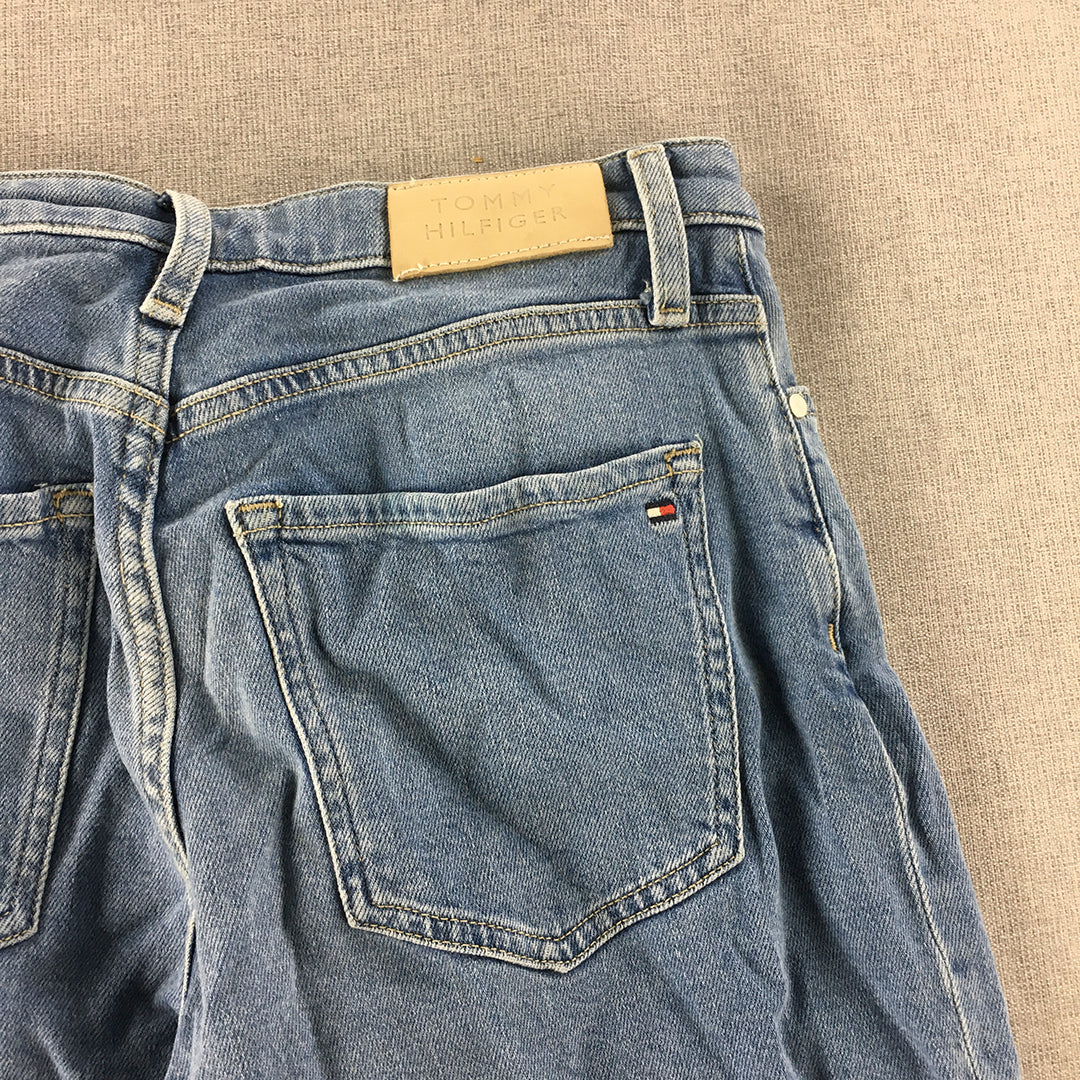 Tommy Hilfiger Womens Mom Jeans Size 28 Blue Light Wash Denim