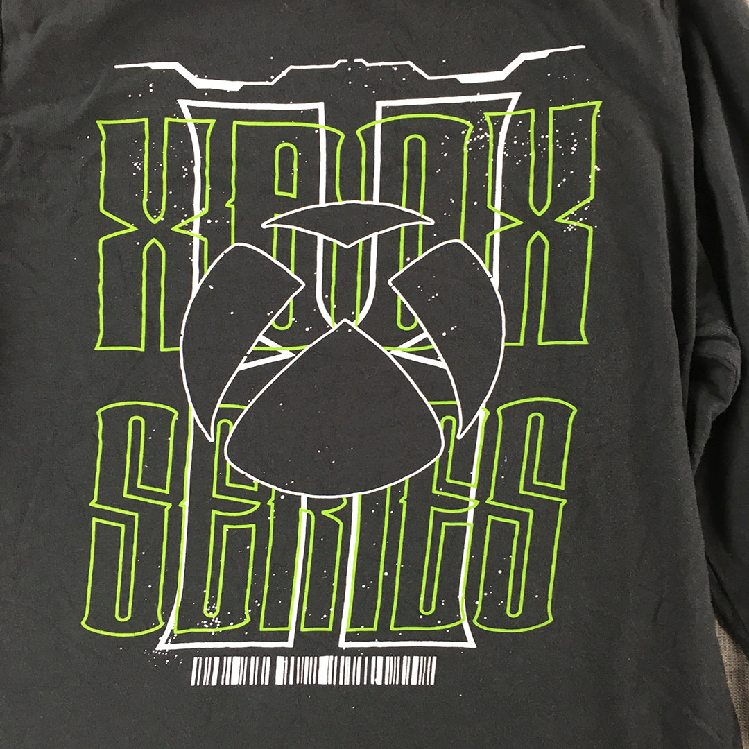 XBOX Kids Boys Shirt Size 12 Grey Logo Long Sleeve Pullover Top