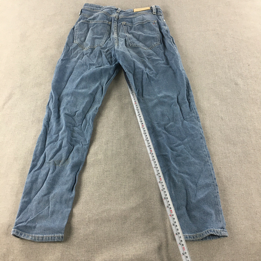 Tommy Hilfiger Womens Mom Jeans Size 28 Blue Light Wash Denim