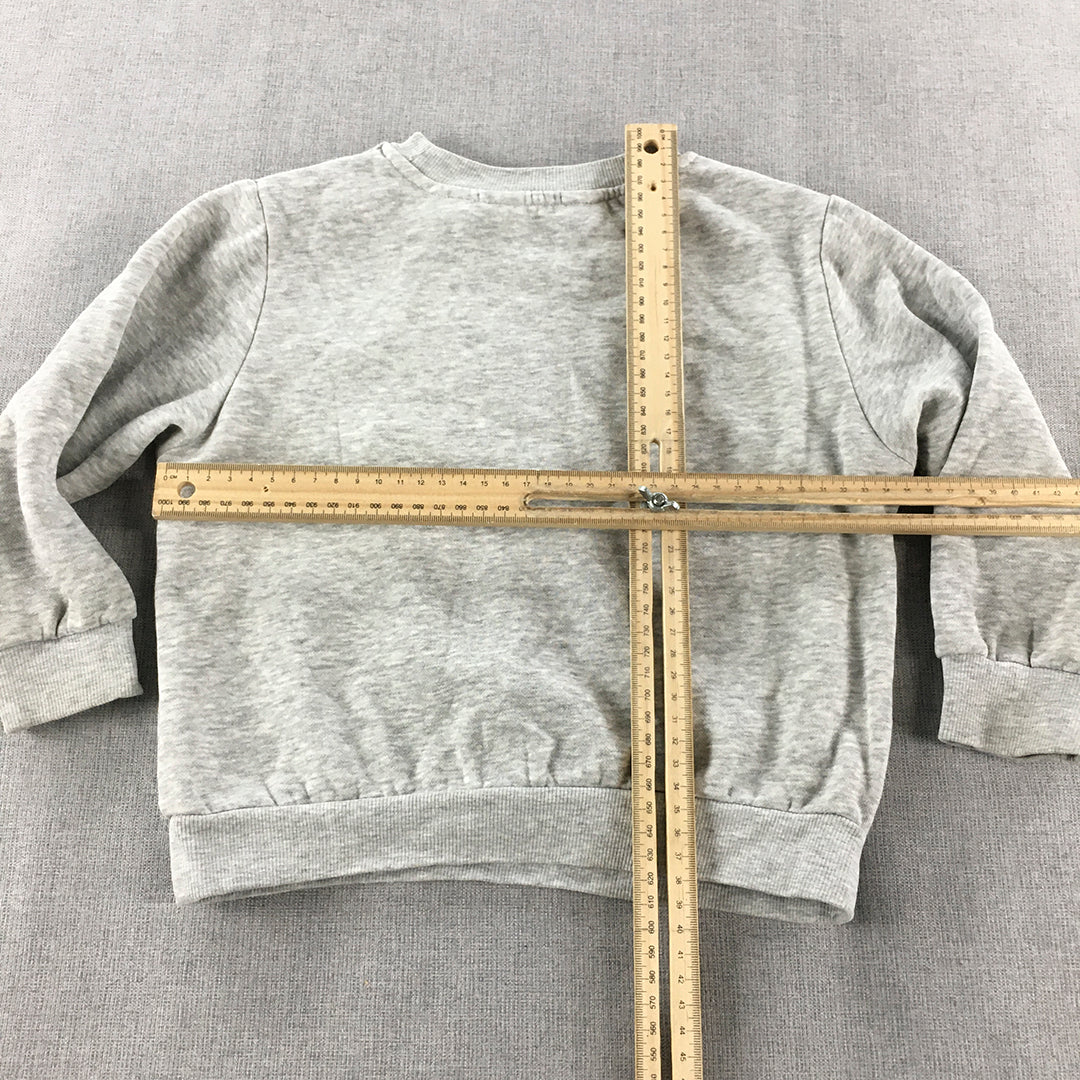 Paw Patrol Kids Girls Sweater Size 3 - 4 Years Grey H&M Crew Neck Jumper