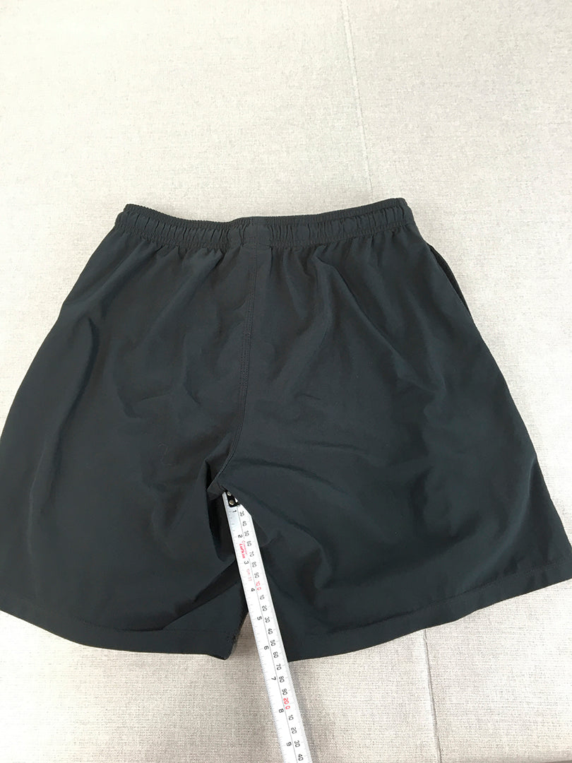 Hurley Mens Shorts Size S Black Elastic Waist Logo Pockets