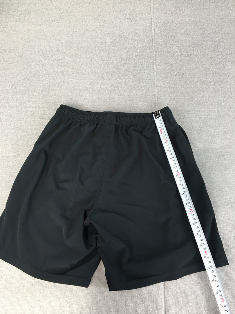 Hurley Mens Shorts Size S Black Elastic Waist Logo Pockets