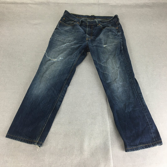 Levi's 531 Jeans Size 34 x 34 - Measures W32 x L26 Blue Dark Wash Straight