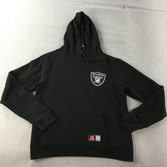 Las Vegas Raiders Mens Hoodie Sweater Size S Black NFL Football Oakland