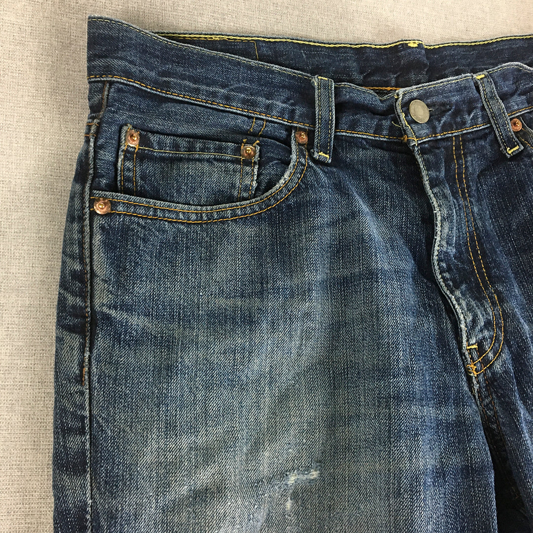 Levi's 531 Jeans Size 34 x 34 - Measures W32 x L26 Blue Dark Wash Straight