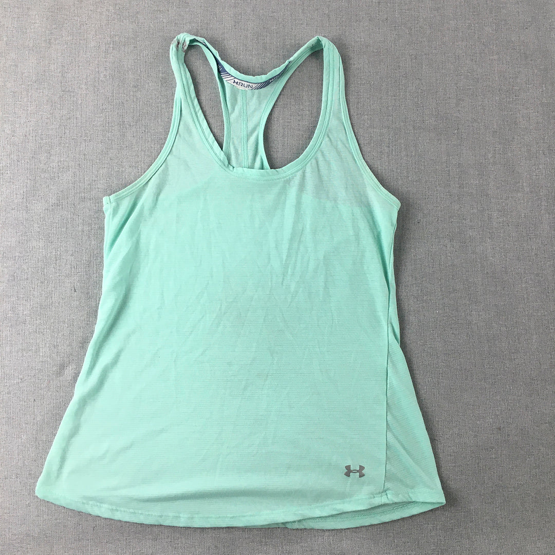 Under Armour Womens Tank Top Size S Blue Sleeveless Singlet Shirt