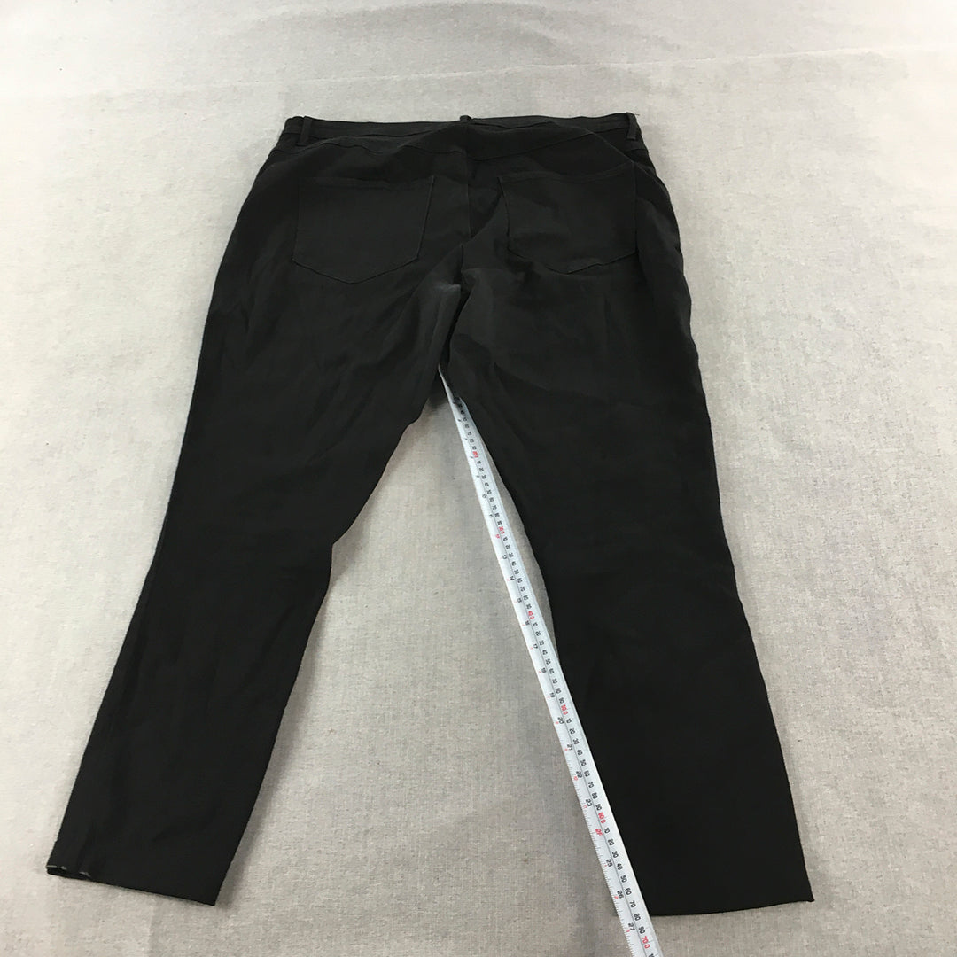 Only Carmakoma Womens Jeans Size 20 Black Slim Stretch Denim