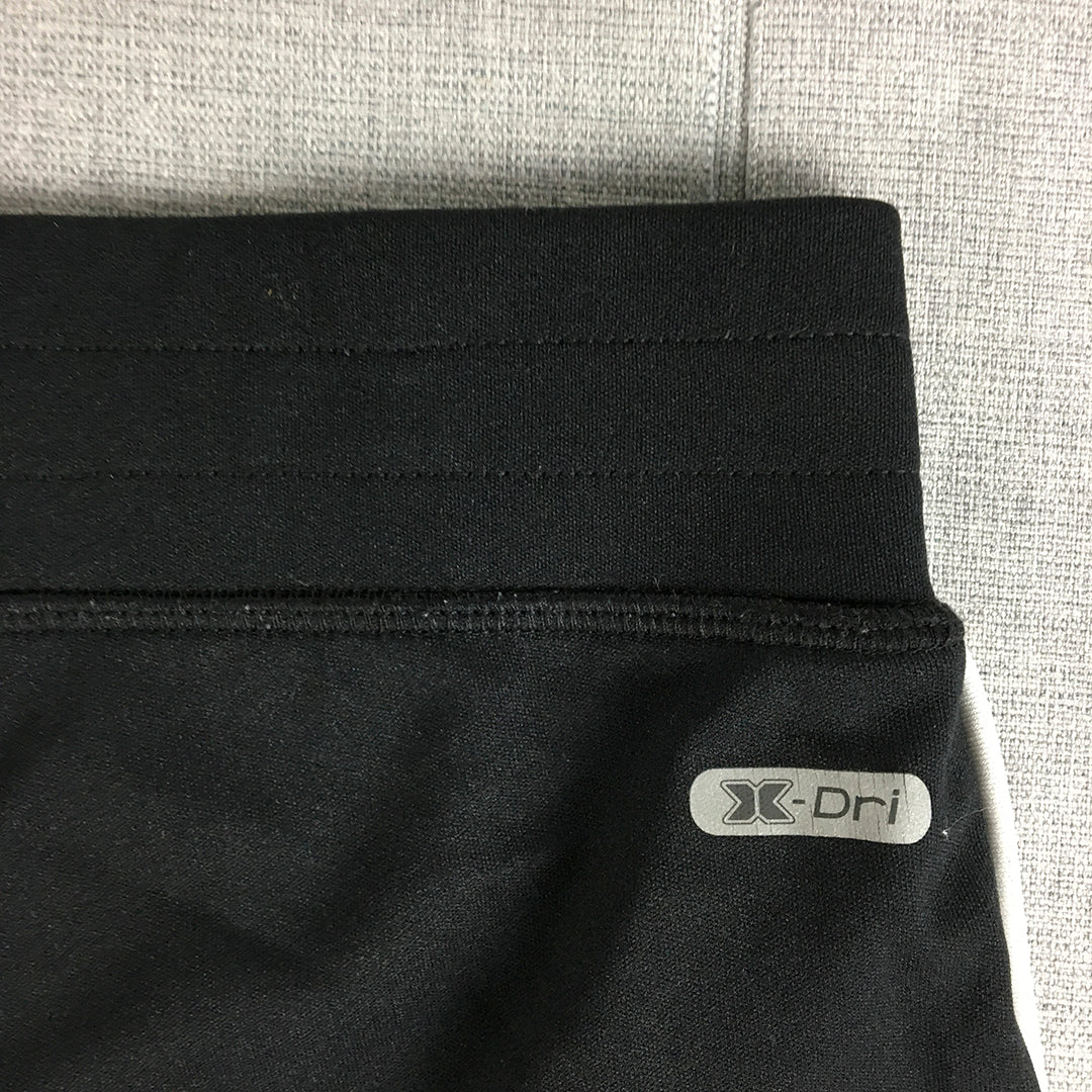 RBX Active Womens Shorts Size L Black Logo Elastic Waist