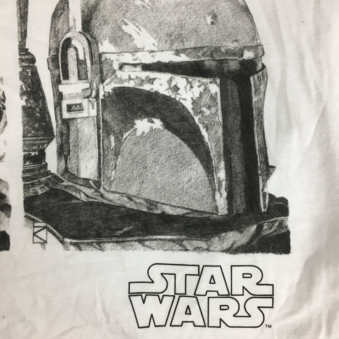 Star Wars Mens T-Shirt Size XL White Short Sleeve Crew Neck Tee