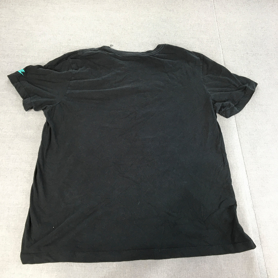 Nike Mens T-Shirt Size L Black Have A Nike Day Short Sleeve Tee