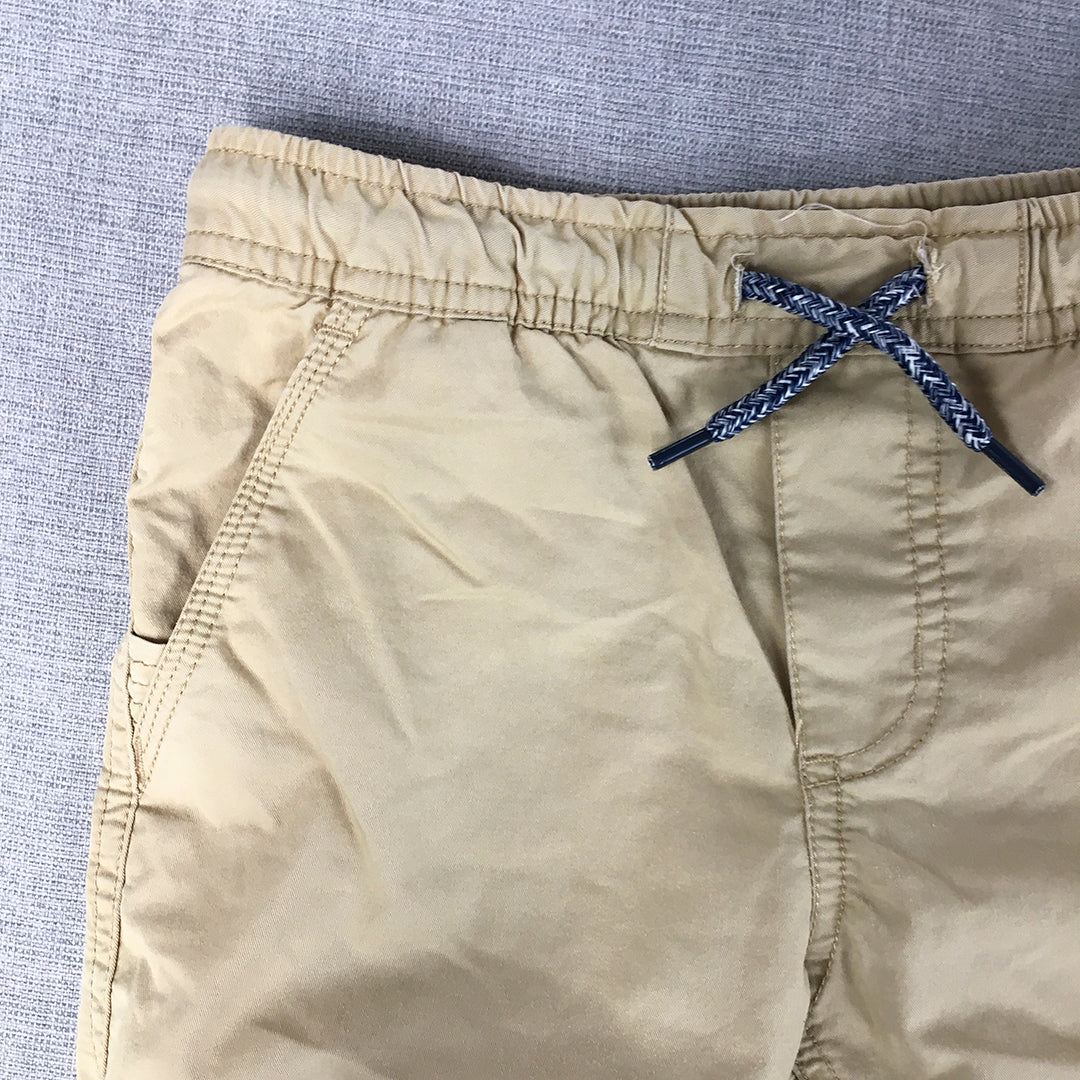 Nautica Kids Boys Shorts Size 5 Brown Drawstring Pockets Elastic Waist