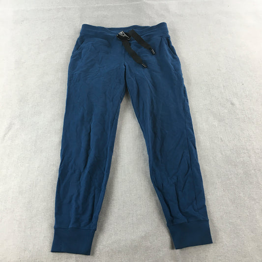 DKNY Sport Mens Tracksuit Pants Size S Blue Drawstring Jogger