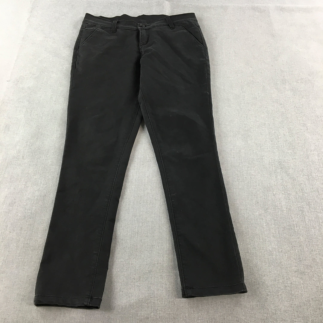 Friday Mens Skinny Jeans Size 30 Black Stretch Denim