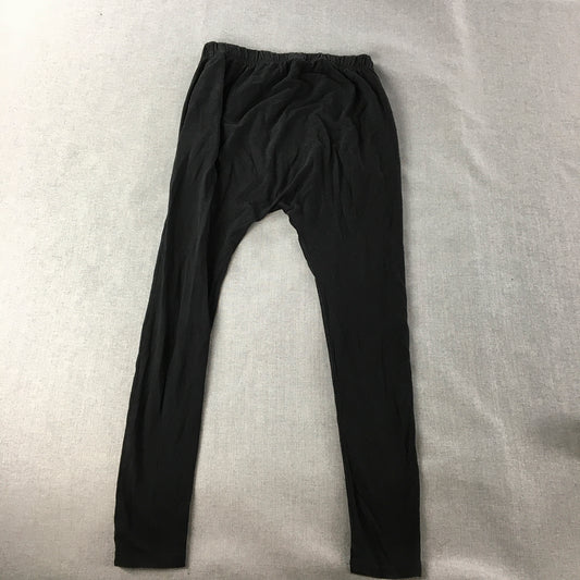 Decjuba Womens Leggings Size XS Black Stretch Fabric Pants