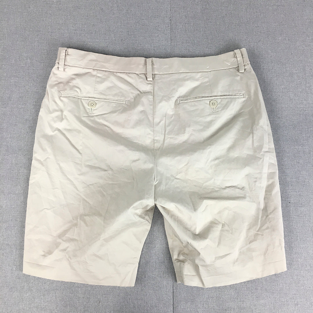 Uniqlo Mens Chino Shorts Size M Grey Pockets Casual Walking