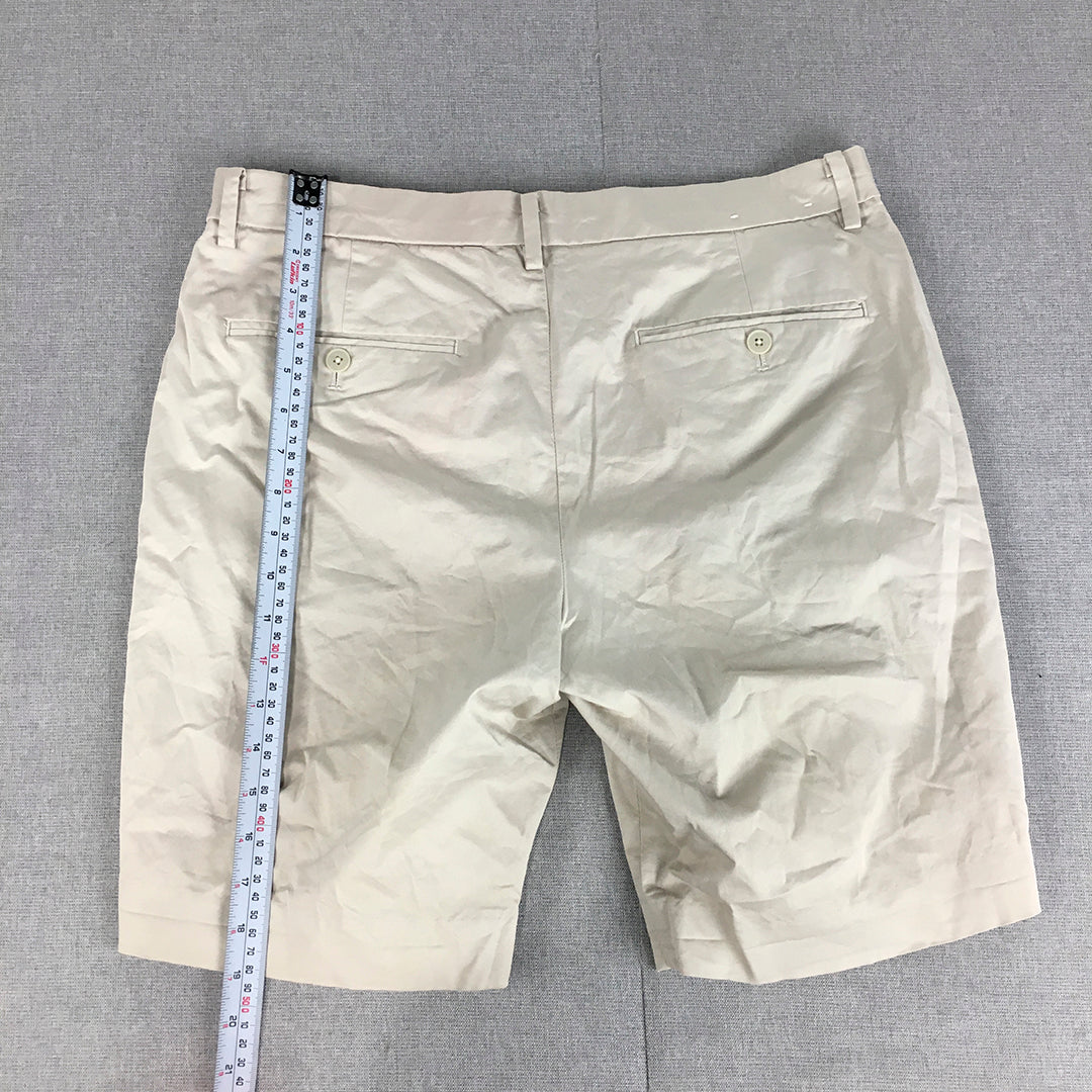 Uniqlo Mens Chino Shorts Size M Grey Pockets Casual Walking