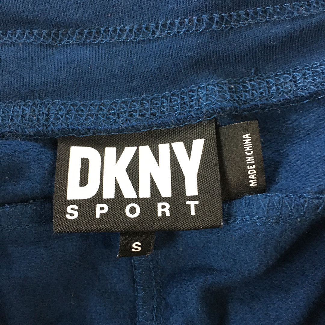 DKNY Sport Mens Tracksuit Pants Size S Blue Drawstring Jogger