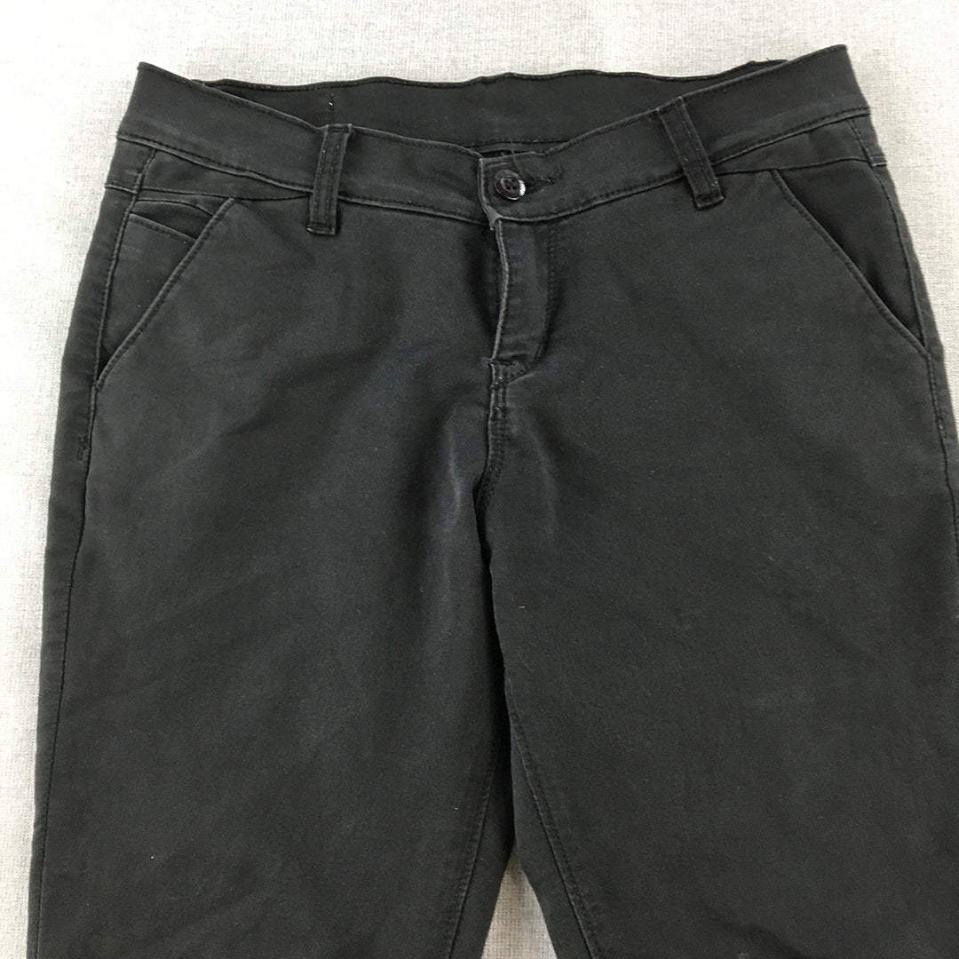 Friday Mens Skinny Jeans Size 30 Black Stretch Denim