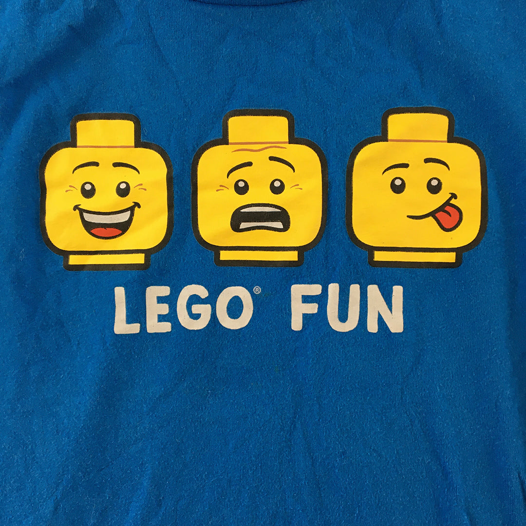 Lego Kids Boys T-Shirt Size 6 Blue Short Sleeve Top