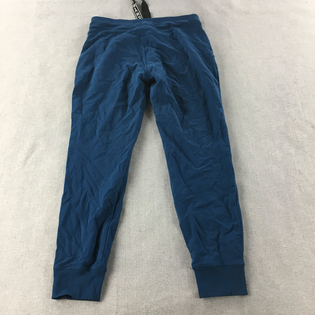 DKNY Sport Mens Tracksuit Pants Size S Blue Drawstring Jogger