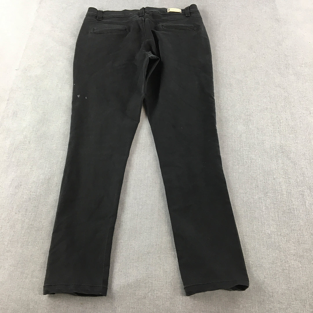 Friday Mens Skinny Jeans Size 30 Black Stretch Denim