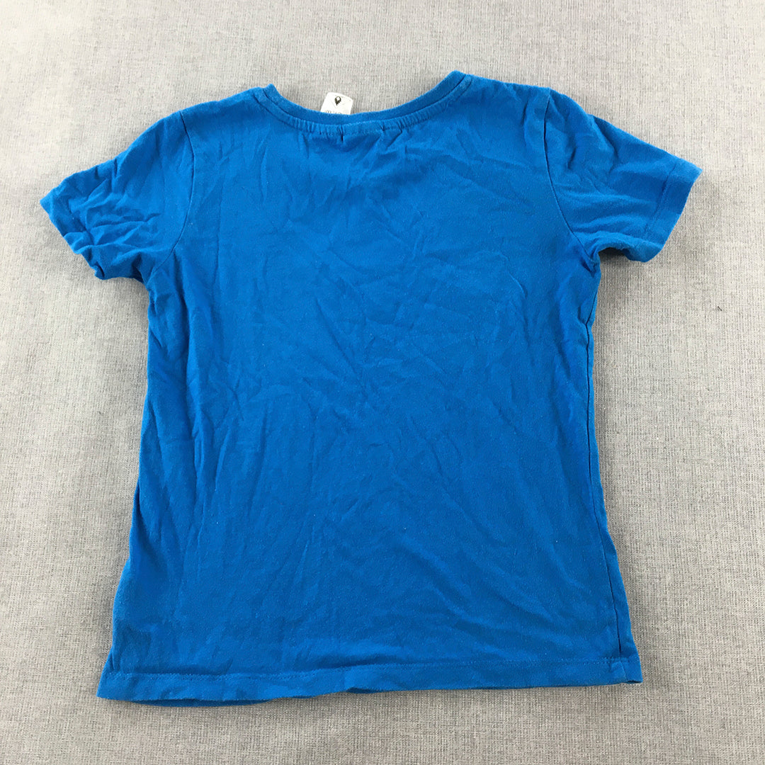 Lego Kids Boys T-Shirt Size 6 Blue Short Sleeve Top