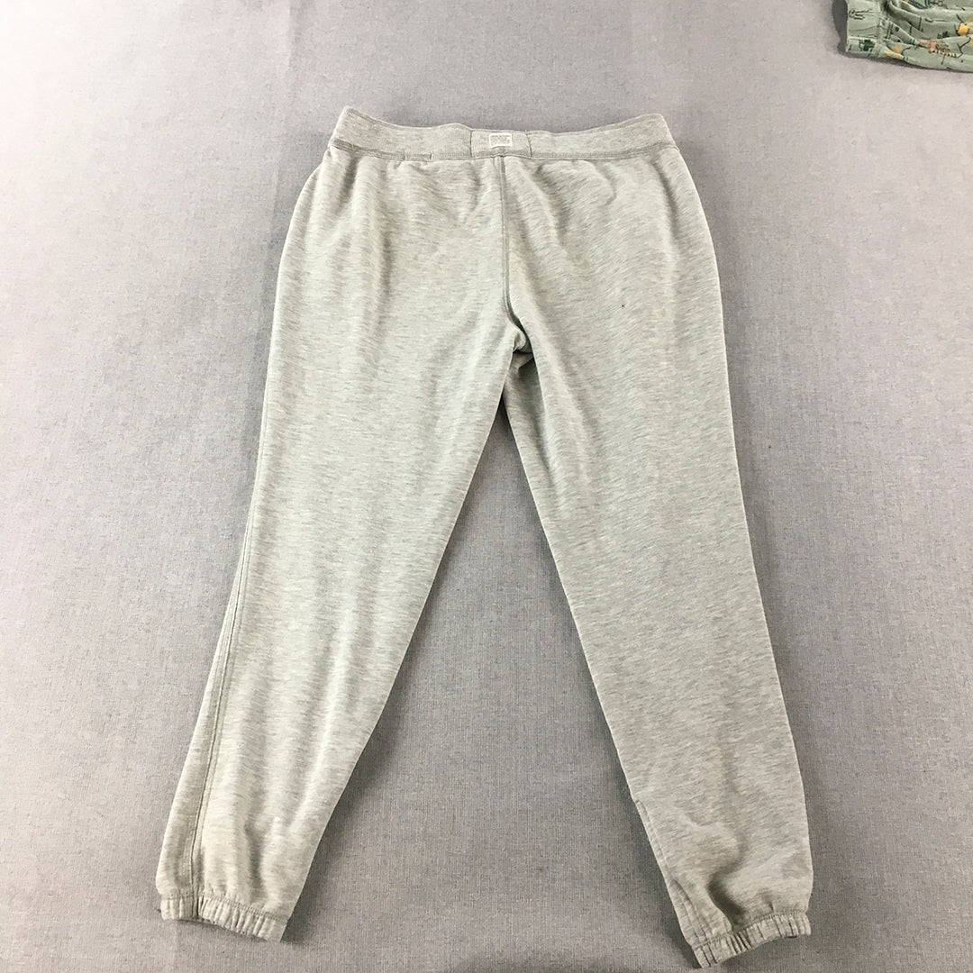 Abercrombie & Fitch Mens Tracksuit Pants Size S Grey Drawstring Elastic Waist