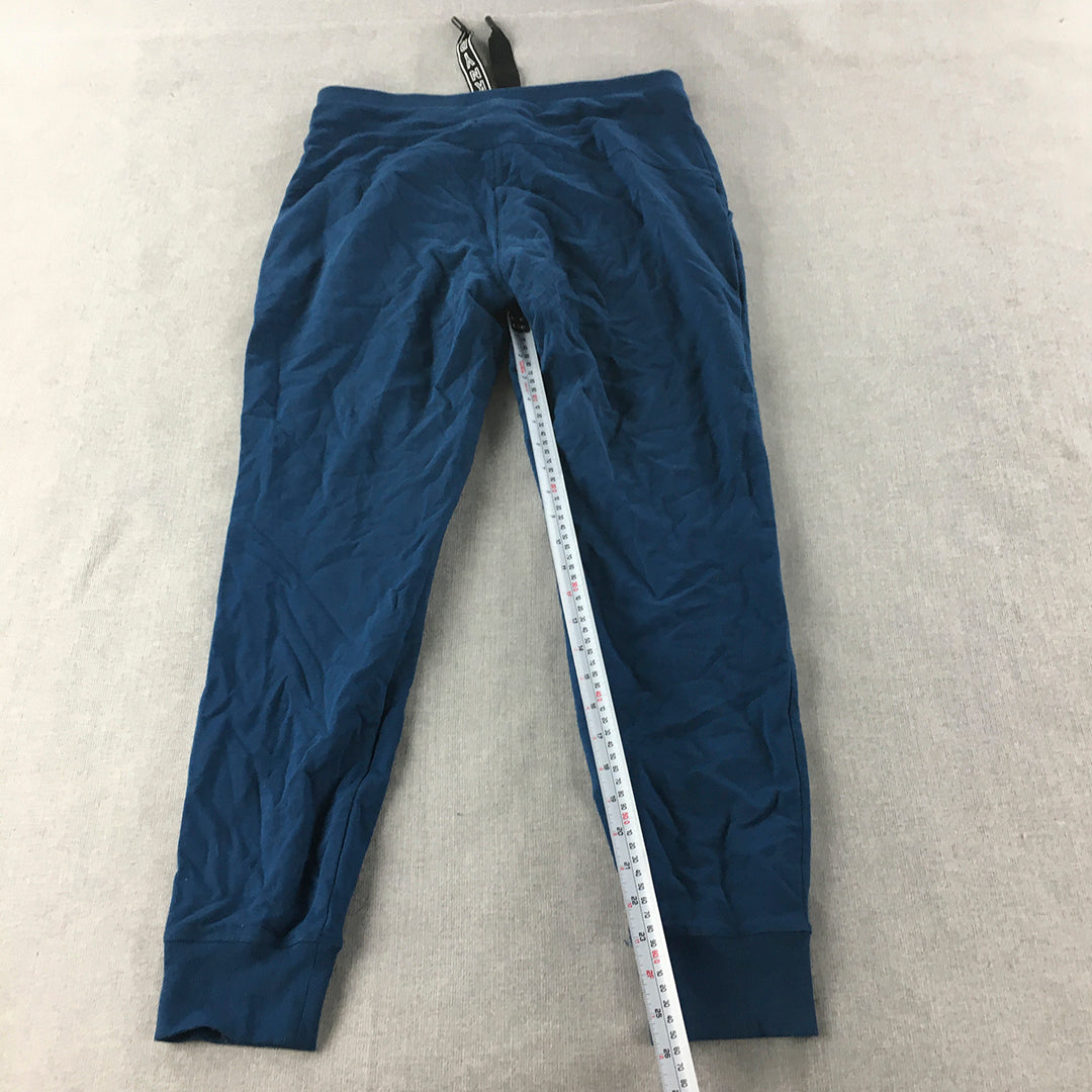 DKNY Sport Mens Tracksuit Pants Size S Blue Drawstring Jogger