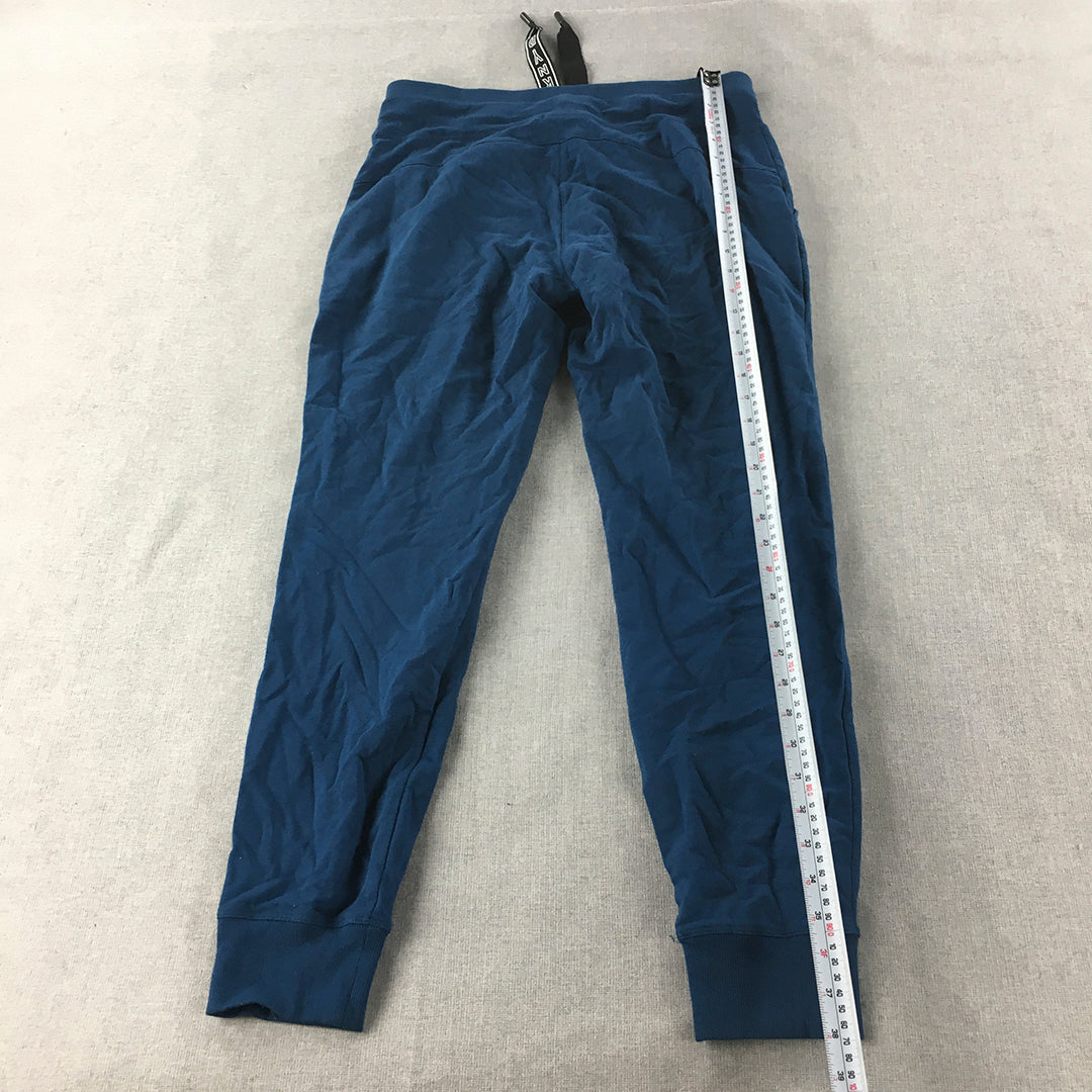 DKNY Sport Mens Tracksuit Pants Size S Blue Drawstring Jogger