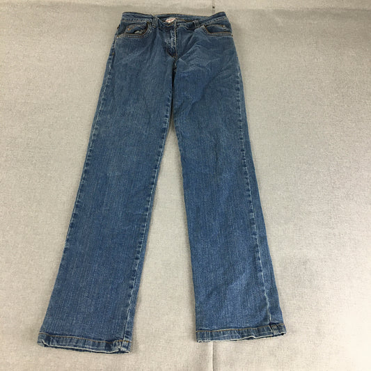 Cooper Jeans Company Womens Size 10 (W27 x L32) Blue Straight Leg Denim