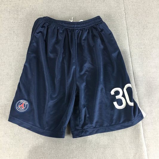 PSG Paris Saint Germain Kids Boys Shorts Size 6 - 7 Years Football