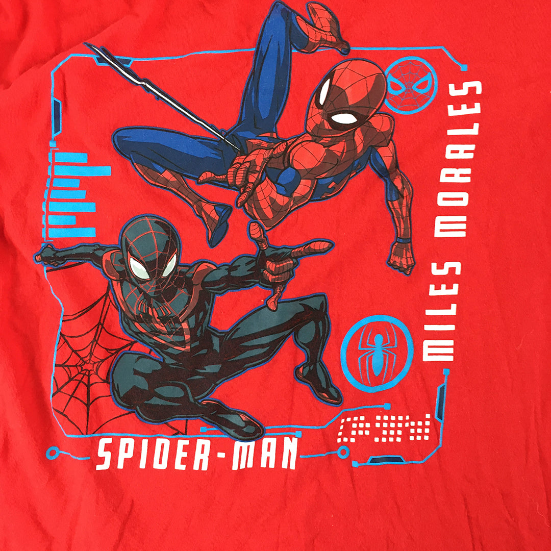 Marvel Spider-Man Kids Boys T-Shirt Size 14 Years Red Short Sleeve Top